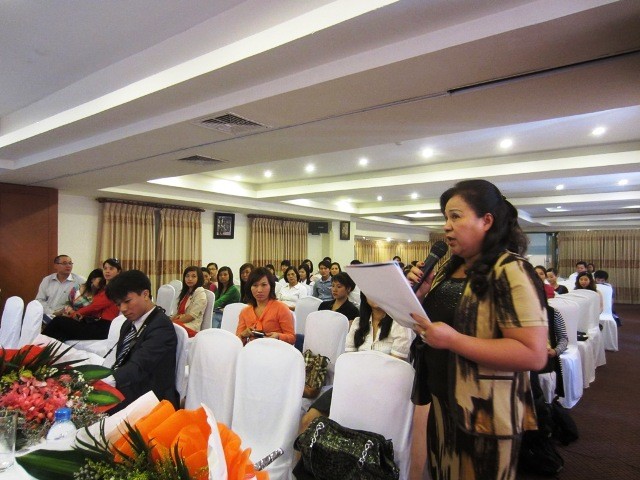 Bà Trần Kim Phương - Chủ tịch HĐQT Cao đẳng Asean chia sẻ bức xúc với việc tuyển sinh không công bằng